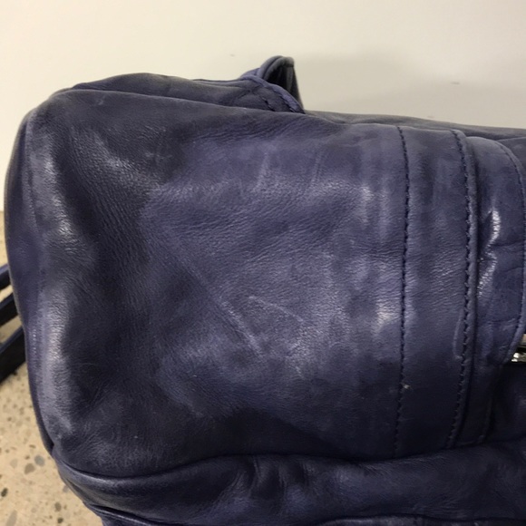 MCM Backpack. Purple leather, Silver - Picture 9 of 11